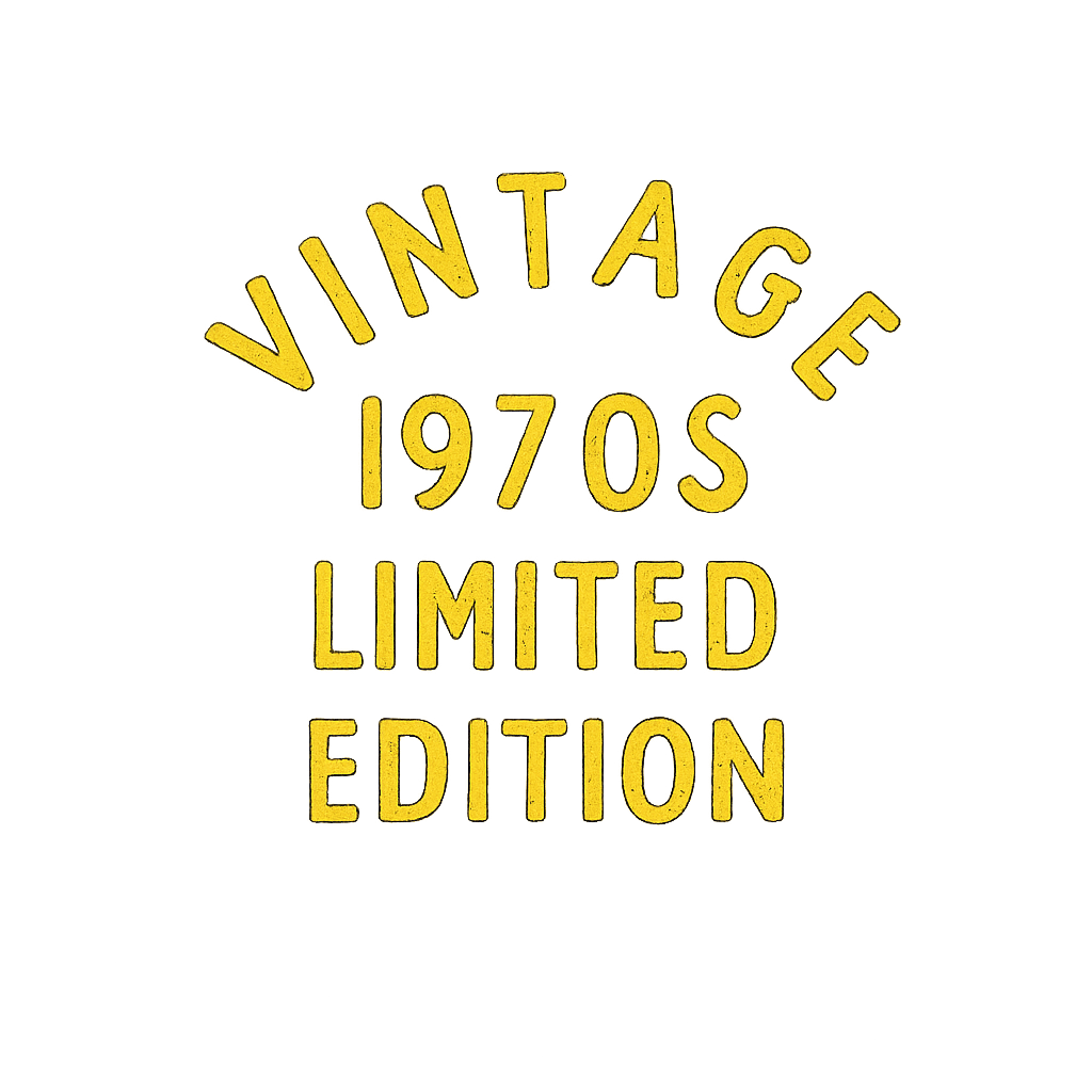 Vintage 1970s Limited Edition DTF ready to press iron on transfer for clothing t-shirts and hoodies
