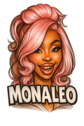 MonaLeo Drawing DTF iron on transfer for clothing t-shirts etc concert ready