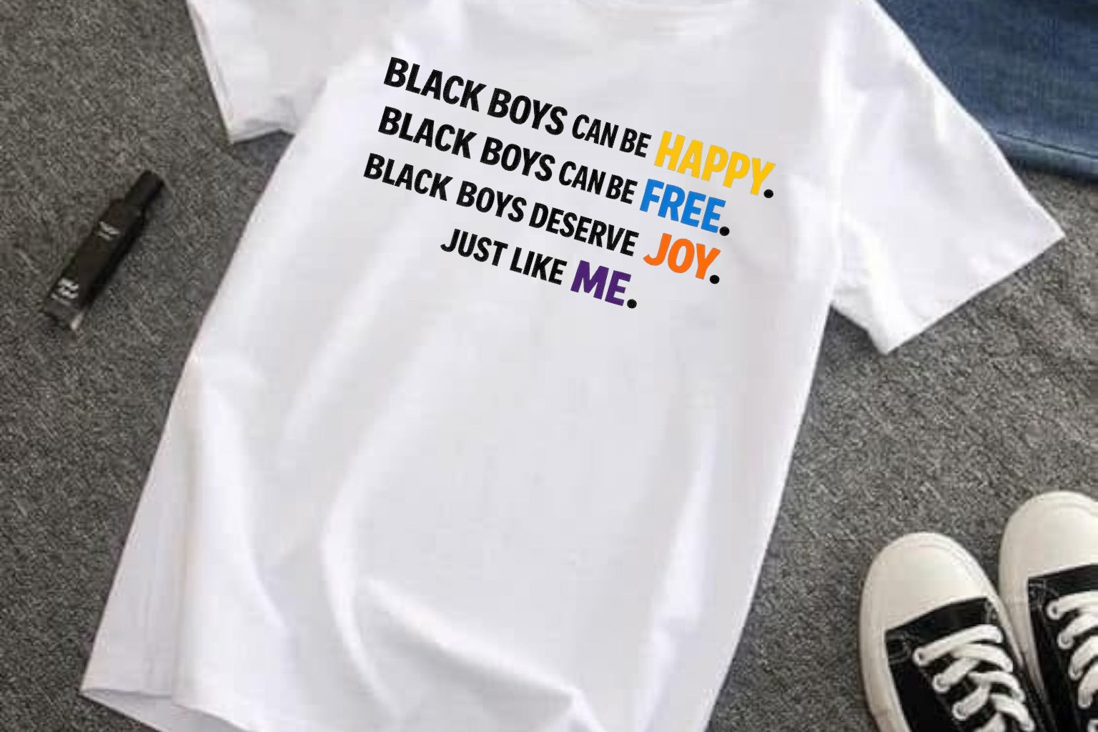 Black boys deserve JOY DTF T-shirt