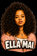 Ella Mai concert DTF Ready to press iron on transfer for clothing t-shirts and hoodies