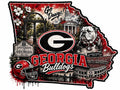Go Dawgs University of Georgia Bulldogs UGA DTF Ready to press iron on transfer for clothing t-shirts and hoodies